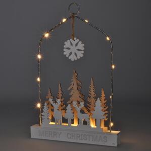 Solight 1V249 - LED Božićna dekoracija LED/2xAA šuma s jelenima