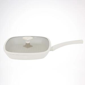 Berlinger Haus Fashion Matte Cream Gold non-stick grill tava s poklopcem
