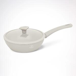 Berlinger Haus Fashion Matte Cream Gold non-stick duboka tava s poklopcem