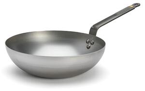 De Buyer Mineral B wok s ravnim dnom