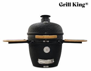 Grill King Kamado EGG PRO MAX 24" Series III keramički roštilj s dimilicom + bogata oprema, 61 cm
