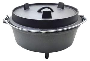 Grill King Outdoor BBQ kamperski Dutch oven od lijevanog željeza, emajlirani, 31 cm
