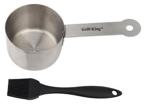 Grill King BBQ Sauce Set posuda i kist za umake