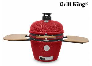 Grill King Kamado EGG PRO MAX 24" Series III keramički roštilj s dimilicom + bogata oprema, 61 cm