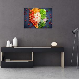 Slika - Stol pun povrća (70x50 cm)