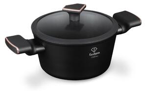 Berlinger Haus Fashion Matte Black Rose Gold non-stick lonac s poklopcem