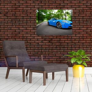 Staklena slika - Trkaći automobil (70x50 cm)