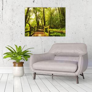 Slika džungle i mahovine (70x50 cm)