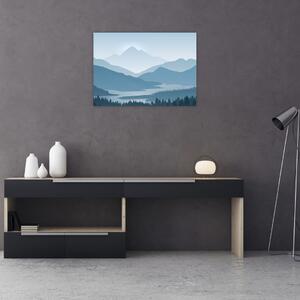 Slika - Planine pogledom grafičara (70x50 cm)