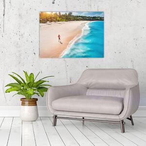 Slikanje - Trčanje na plaži (70x50 cm)