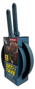 Grill King Ceramic 2u1 set tava s keramičkim premazom (22/26 cm)