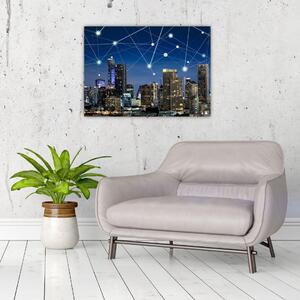 Slika - Noćni život velegrada (70x50 cm)