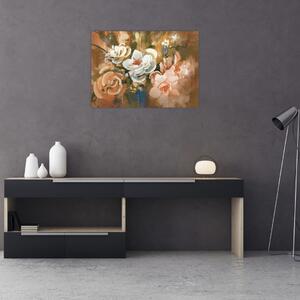 Slika - Naslikani buket cvijeća (70x50 cm)