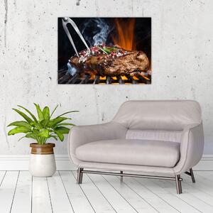 Slika odreska s roštilja (70x50 cm)