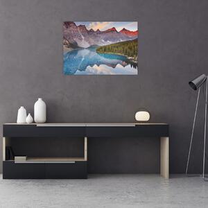 Slika - Planinski kanadski krajolik (70x50 cm)