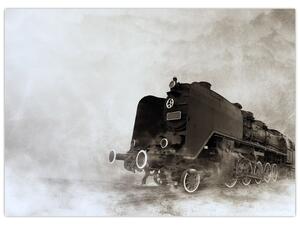 Slikanje - Vlak u magli (70x50 cm)
