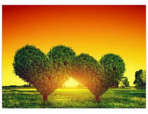 Slika - Srce u krošnjama drveća (70x50 cm)