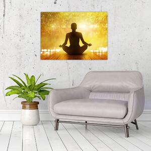 Staklena slika - Meditacija (70x50 cm)