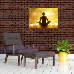 Staklena slika - Meditacija (70x50 cm)