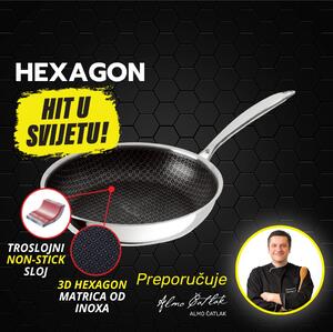 Berlinger Haus Hexagon (3D inox matrica) non-stick tava