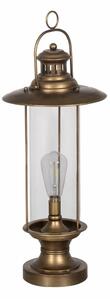 LED stolna lampa u zlatnoj boji sa staklenim sjenilom (visina 58 cm) – Ixia