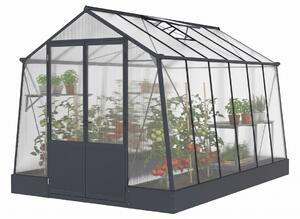 Aluminijski staklenik Lilia 2,5 x 3,7 m CoverTech antracit