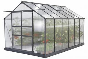 Aluminijski staklenik Azalia 2,5 x 3,7m CoverTech antracit
