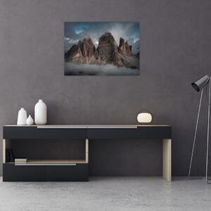 Slika - Tri zuba, talijanski Dolomiti (70x50 cm)