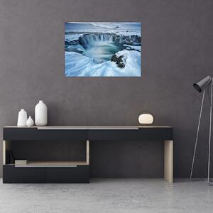 Slika - Vodopad bogova, Island (70x50 cm)