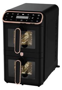 Berlinger Haus Air Fryer dvostruka friteza na vrući zrak s prozirnim vratima, 5,5+5,5 l