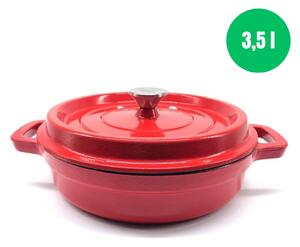Grill King Cast Iron okrugli niski Dutch oven, 28 cm