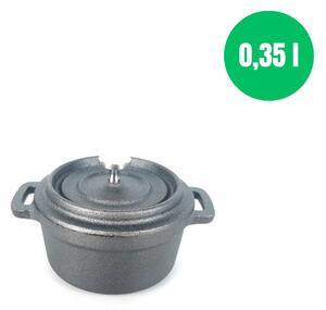 Grill King Cast Iron okrugli mini Dutch oven, 10 cm