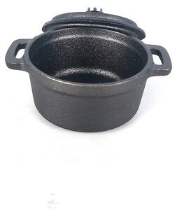 Grill King Cast Iron okrugli mini Dutch oven, 10 cm