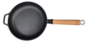 Grill King Cast Iron tava s drvenom ručkom, 27 cm