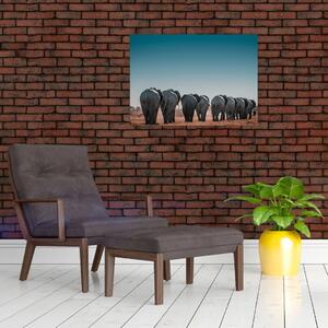 Slika - Odlazak slonova (70x50 cm)