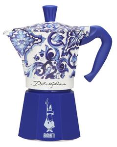 Bialetti Dolce & Gabbana Mediterranean Blue Moka Express kafetijera, 6 šalica
