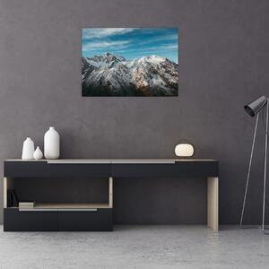 Slika snježnih vrhova, Fiordland (70x50 cm)