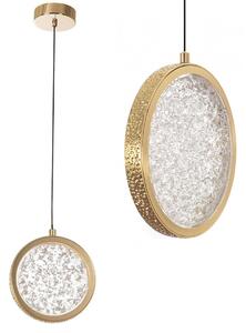 Viseća Kristalna Lampa LED G089-1CP Złota