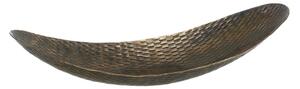 Metalni ukrasni pladanj 48x16 cm Bronze – Ixia