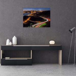 Staklena slika - Most Golden Gate (70x50 cm)