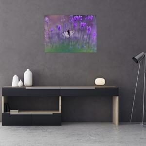 Slika - Leptir u lavandi (70x50 cm)