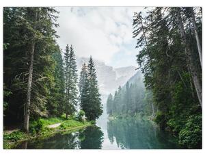 Slika šumskog jezera (70x50 cm)