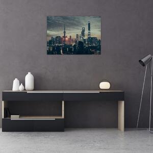 Slika grada u sumrak (70x50 cm)