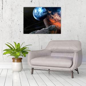 Slika planeta u svemiru (70x50 cm)