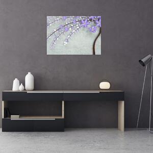 Slika - Ljubičasta kiša (70x50 cm)
