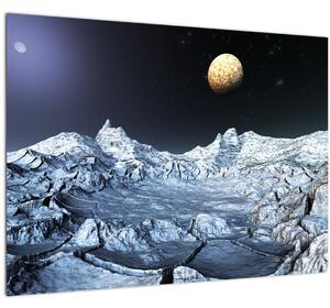 Staklena slika svemira (70x50 cm)