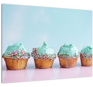 Staklena slika cupcaka (70x50 cm)