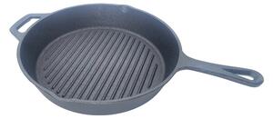 Grill King Outdoor Cast Iron grill tava s lijevanom ručkom, 26 cm