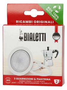 Bialetti set brtvi i filtra za kafetijere, 2 šalice