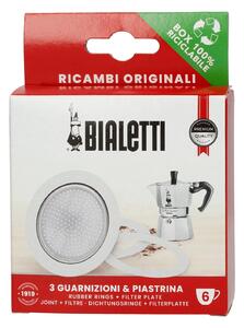 Bialetti set brtvi i filtra za kafetijere, 6 šalica